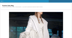 Desktop Screenshot of fashiondailymag.com