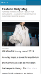 Mobile Screenshot of fashiondailymag.com