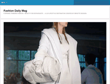 Tablet Screenshot of fashiondailymag.com